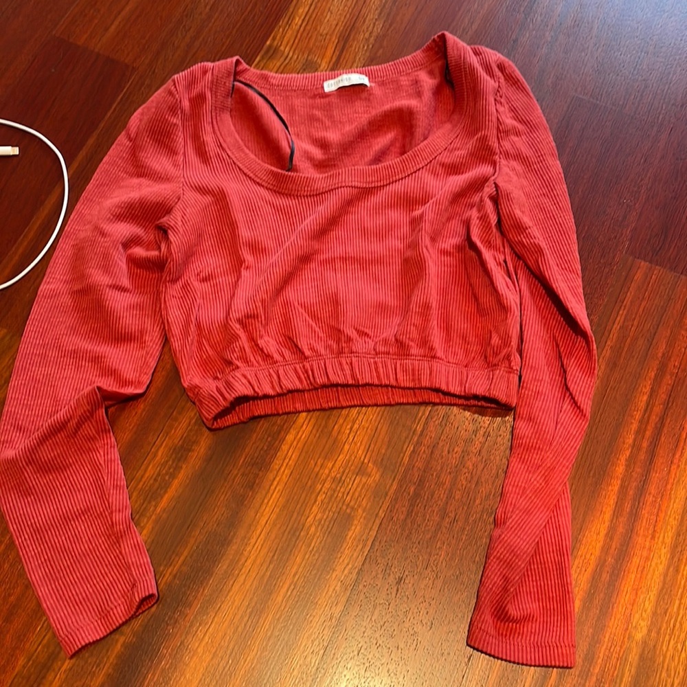 Cotton On Long Sleeve Cropped Shirt Size S. Worn Once.